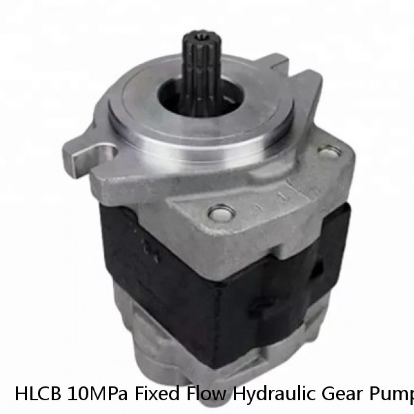 HLCB 10MPa Fixed Flow Hydraulic Gear Pump with Relief Valve