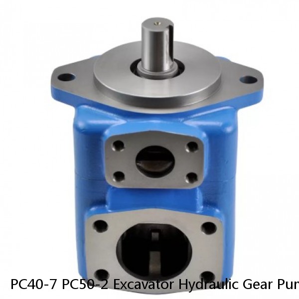 PC40-7 PC50-2 Excavator Hydraulic Gear Pump 705-41-08090 #1 small image