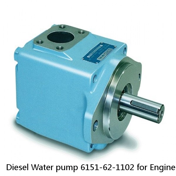 Diesel Water pump 6151-62-1102 for Engine Parts S6D125 #1 image